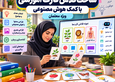 ساخت فلاش کارت با هوش مصنوعی