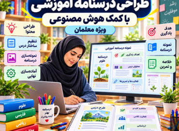 طرح درسنامه با کمک هوش مصنوعی