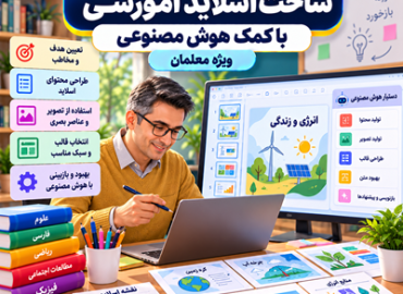 تولید اسلاید آموزشی با کمک هوش مصنوعی