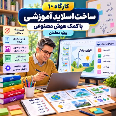 تولید اسلاید آموزشی با کمک هوش مصنوعی