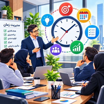 مدیریت زمان برای کارکنان و مدیران سازمانها