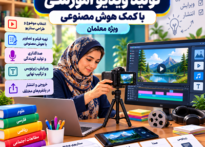 تولید ویدیو آموزشی با کمک هوش مصنوعی