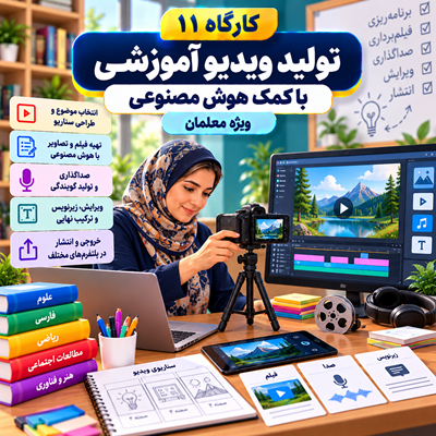 تولید ویدیو آموزشی با کمک هوش مصنوعی